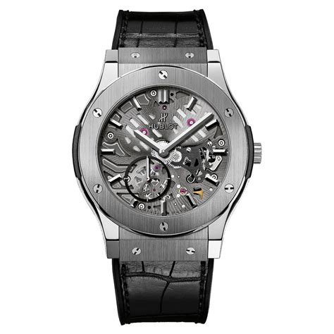 hublot classic fusion classico ultra-thin all black|Hublot classic fusion titanium price.